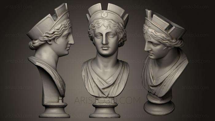 Busts and heads antique and historical (BUSTA_0368) 3D model for CNC machine